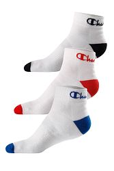 3 pack ponožiek Champion Ankle nízke biele