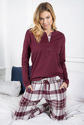 Dámske bavlnené pyžamo Zaffiro